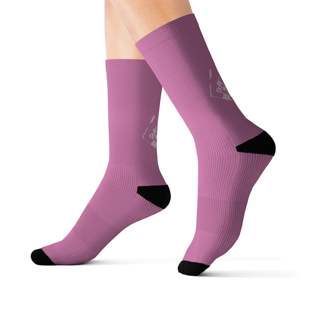 Rafa Pink Sublimation Socks