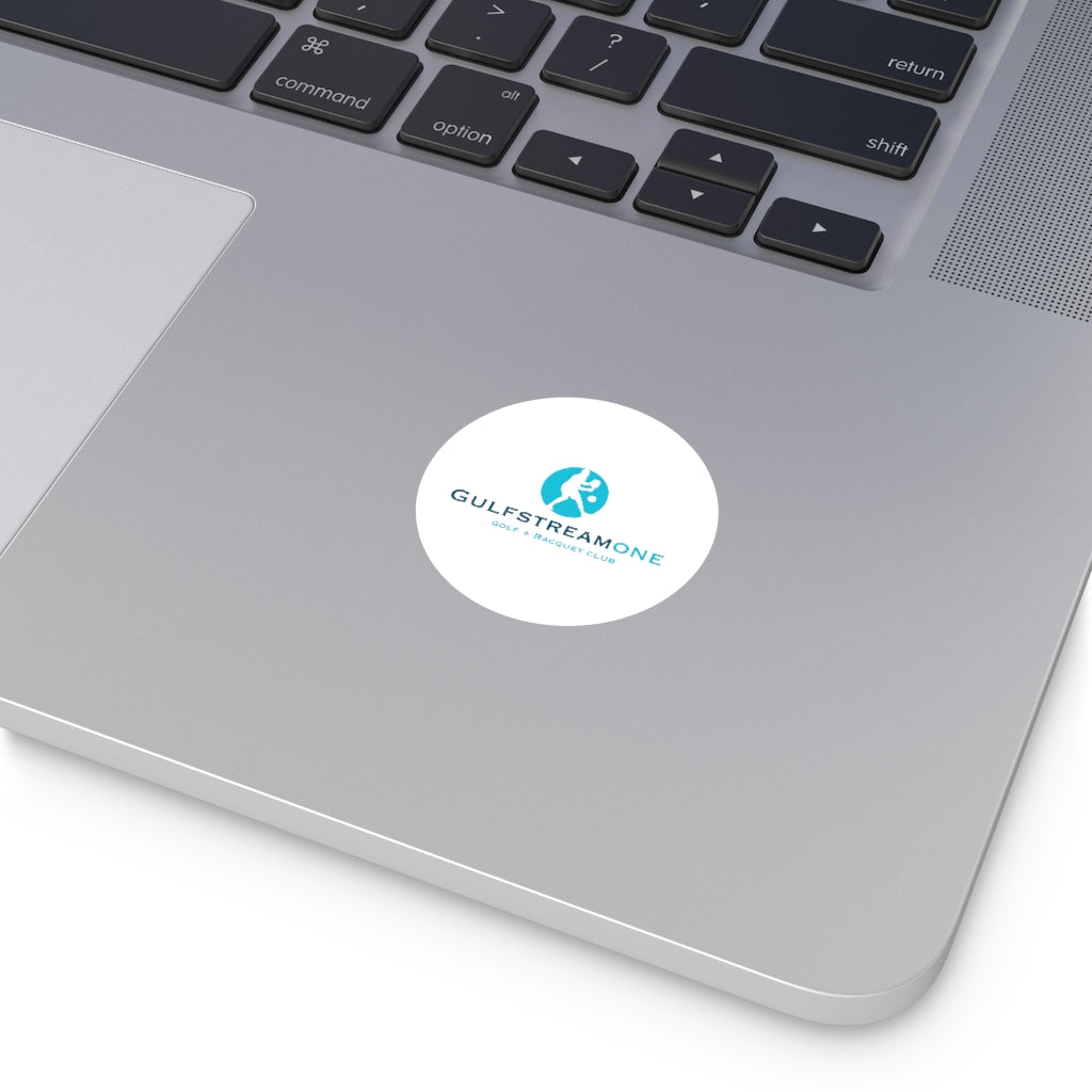 GS Golf and Racquet Club Round Vinyl Stickers