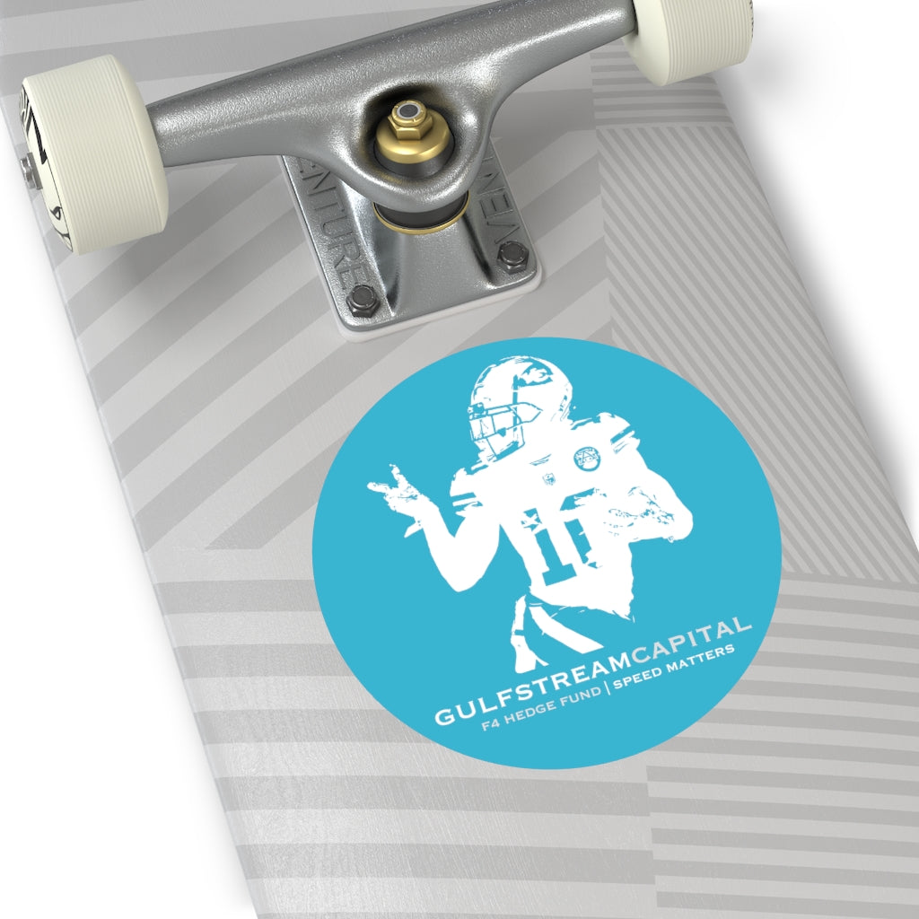 The Gaffney Collection: Gulfstream F4 Hedge Fund Tyreek Round Vinyl Stickers