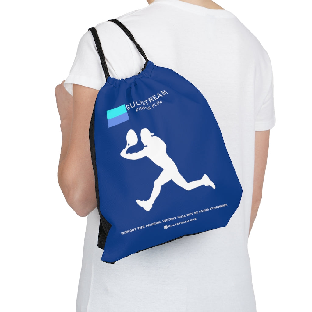 Rafa Gulfstream Find the Flow Outdoor Drawstring Bag (Blue)