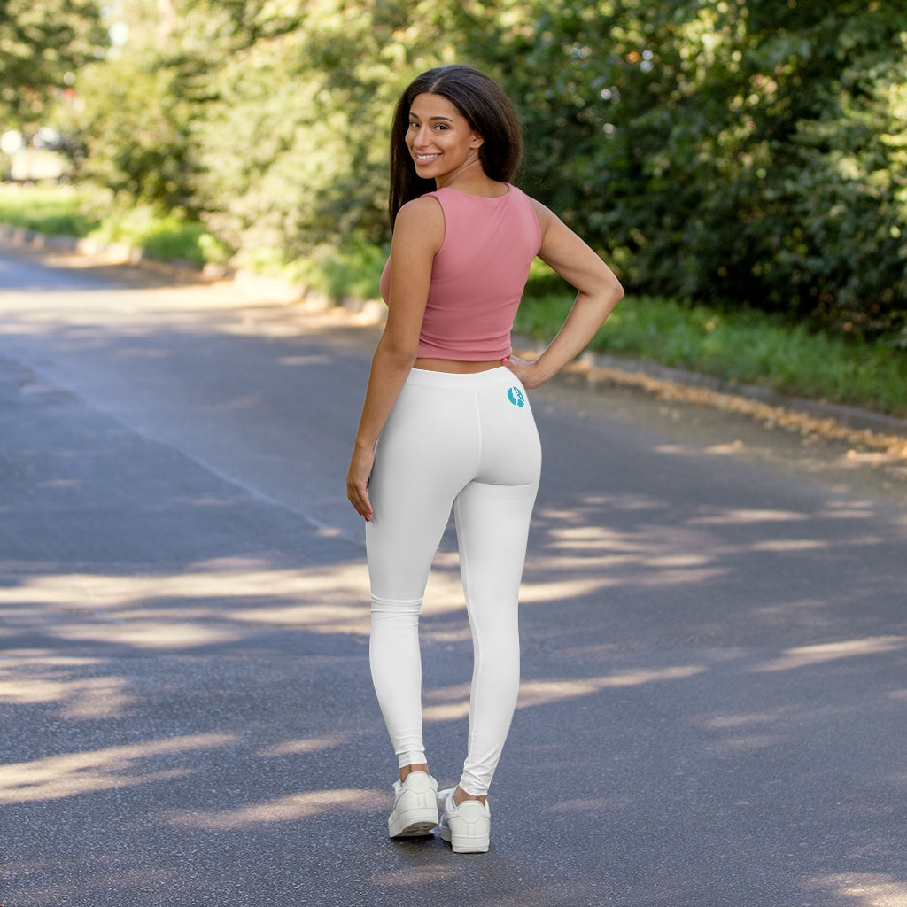 Women's Spandex Leggings with Gulfstream Pickleball Logo
