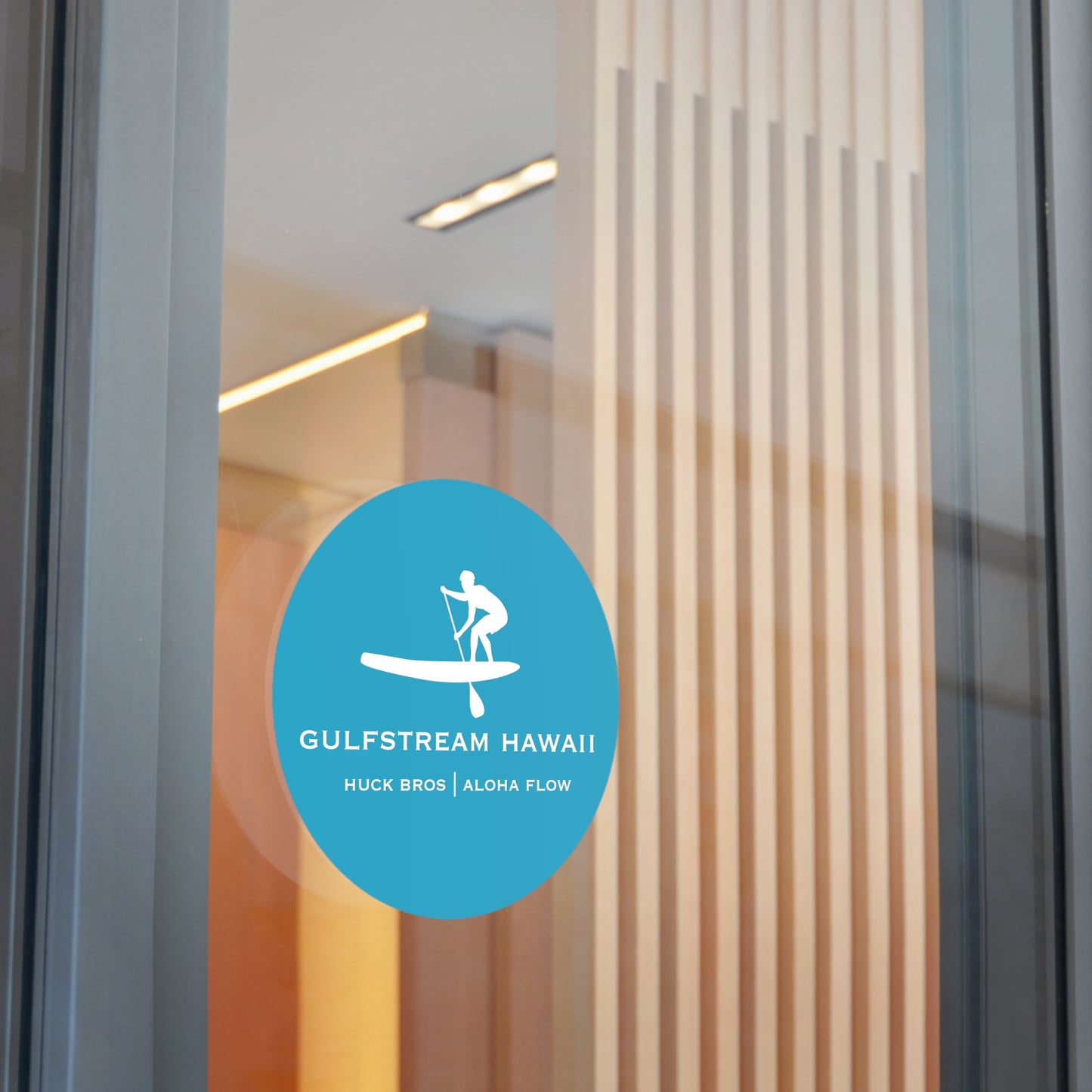 Gulfstream Hawaii SUP Round Vinyl Stickers