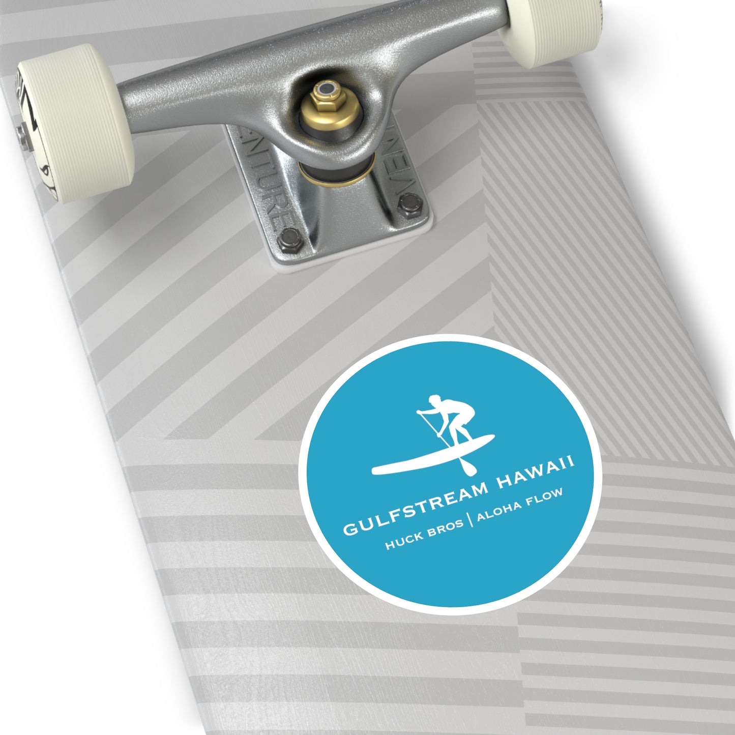 Gulfstream Hawaii Round Stickers, Indoor\Outdoor