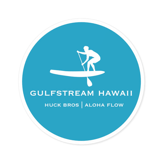 Gulfstream Hawaii Round Stickers, Indoor\Outdoor