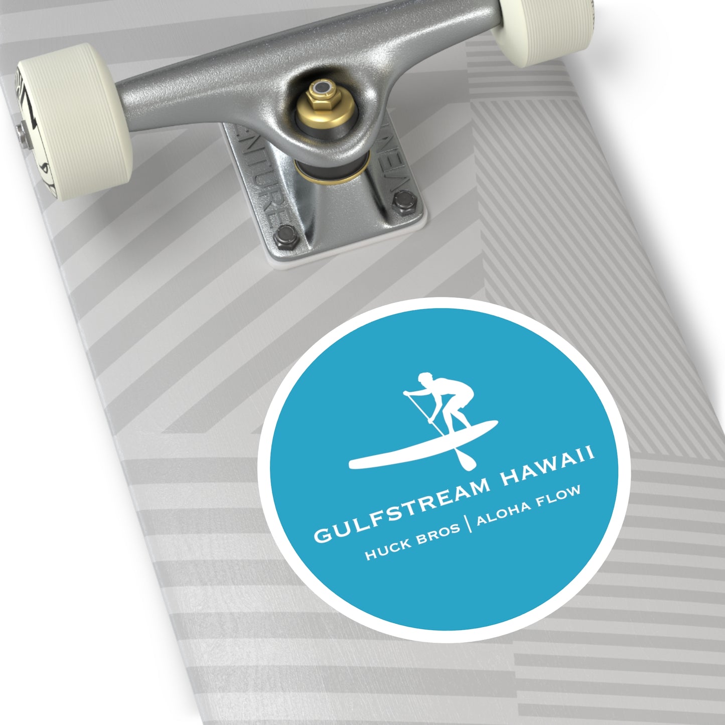 Gulfstream Hawaii Round Stickers, Indoor\Outdoor