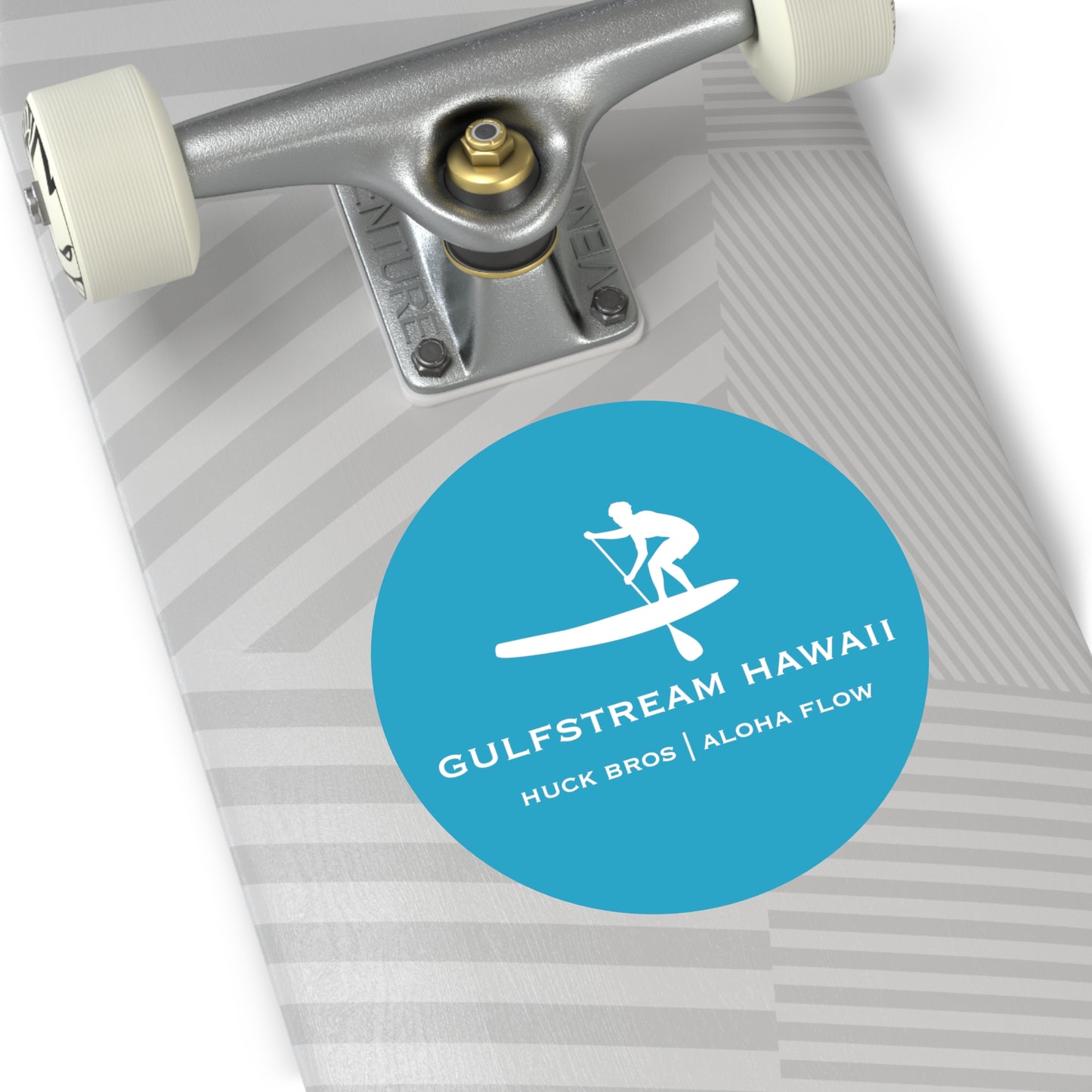 Gulfstream Hawaii SUP Round Vinyl Stickers