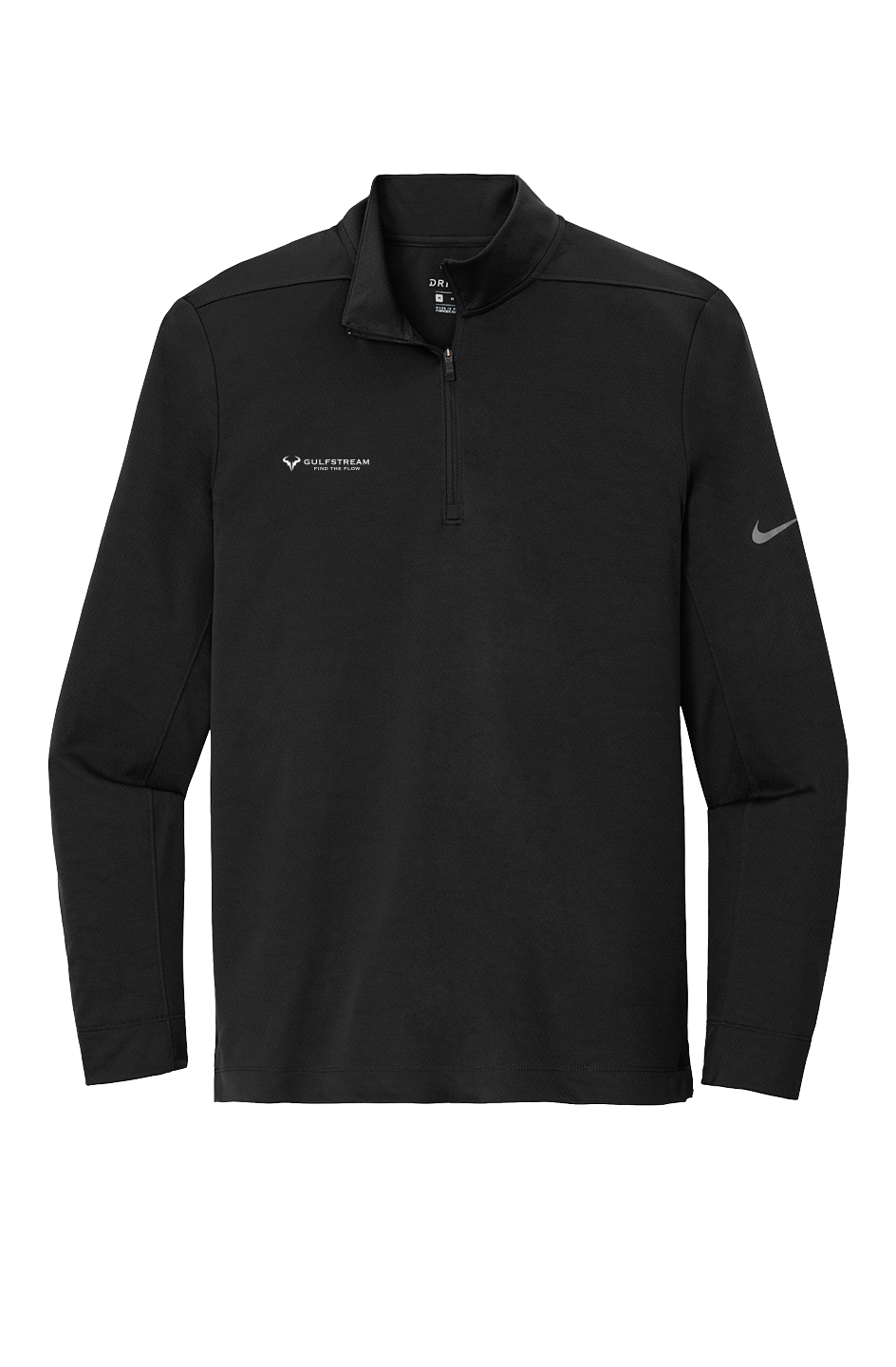 Gulfstream Rafa Nike Dry Fit 1/2 Zip Cover Up Embroidered 