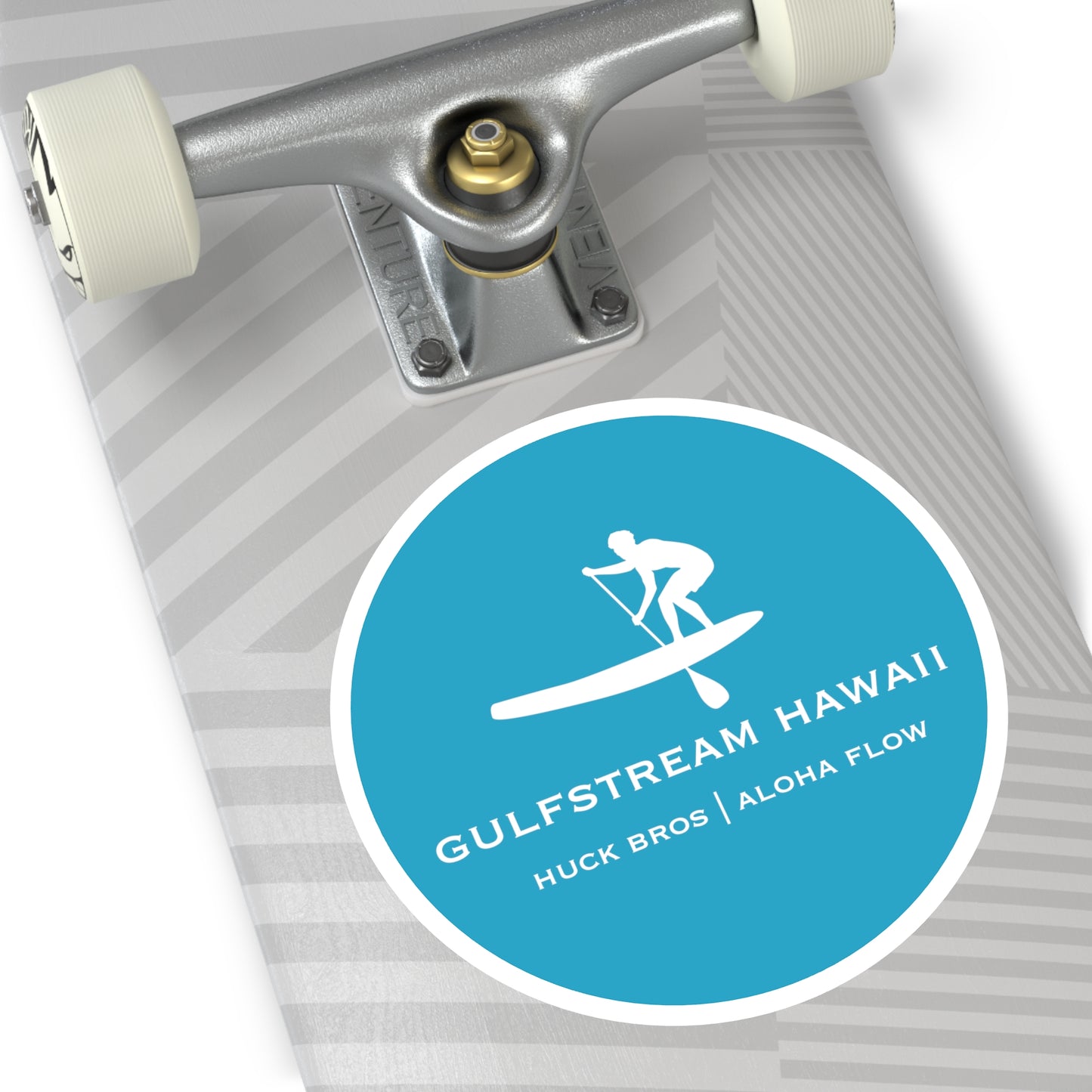 Gulfstream Hawaii Round Stickers, Indoor\Outdoor