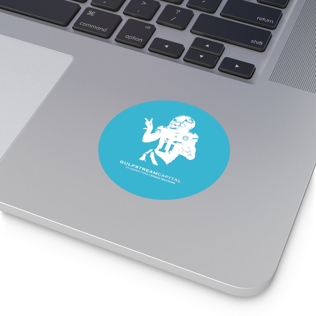 The Gaffney Collection: Gulfstream F4 Hedge Fund Tyreek Round Vinyl Stickers