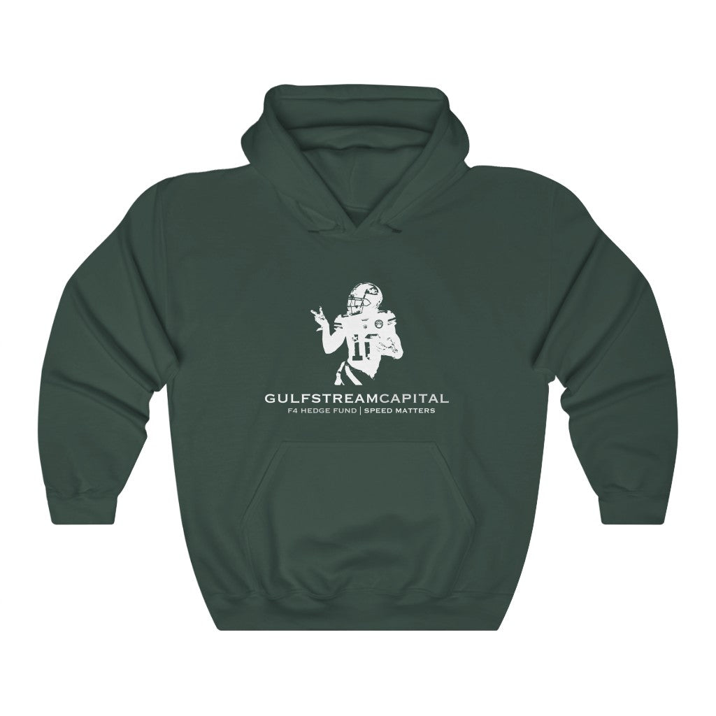 Gulfstream F4 Hedge Fund Speed Matters Unisex Heavy Blend™ Hooded Sweatshirt