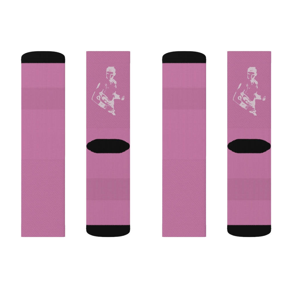 Rafa Pink Sublimation Socks