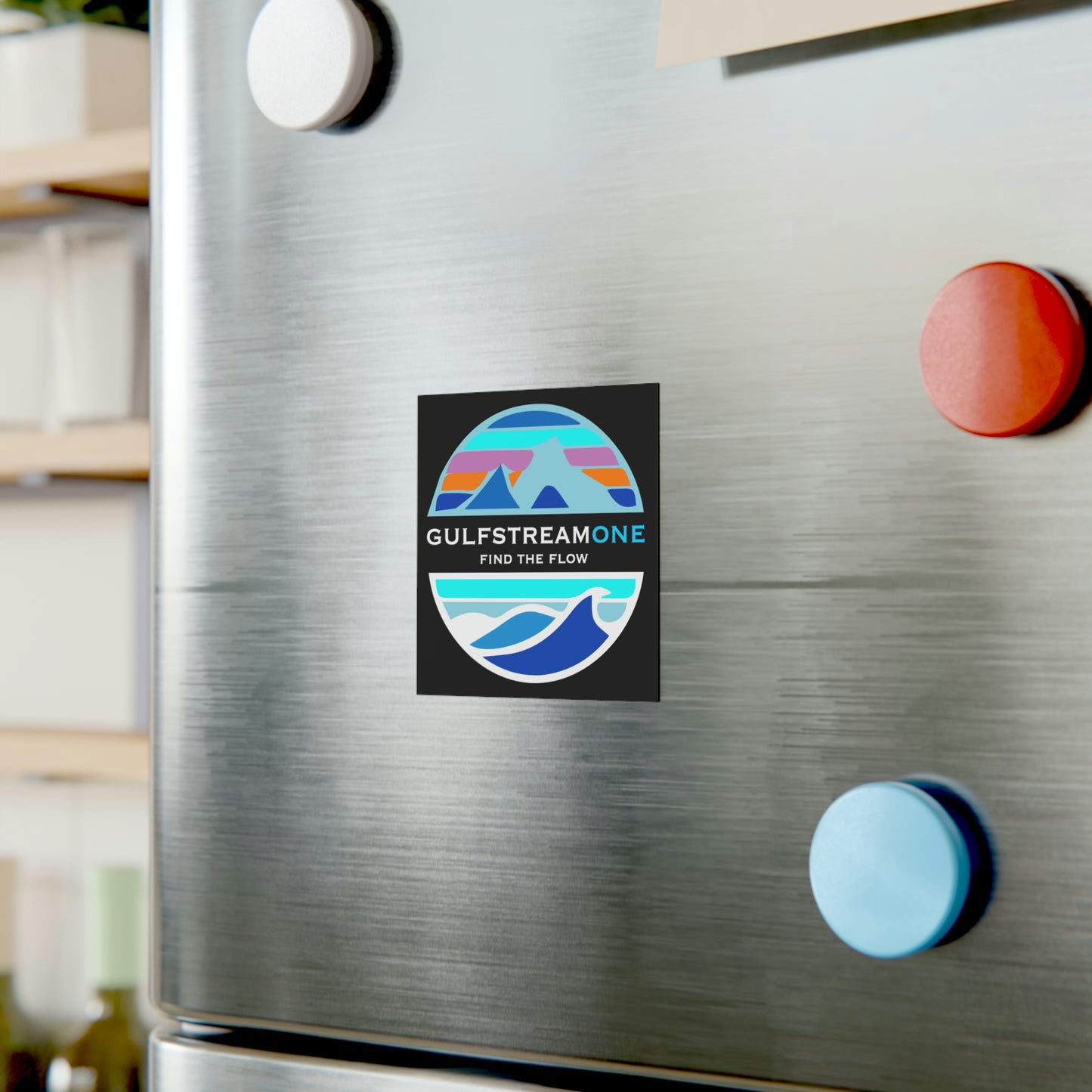 Patagonia Gulfstream One Flow Square Magnet