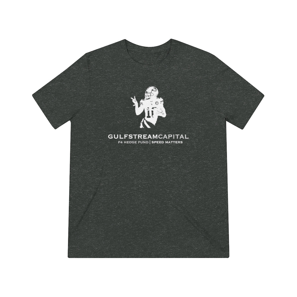 Gulfstream F4 Hedge Fund Speed Matters Unisex Triblend Tee