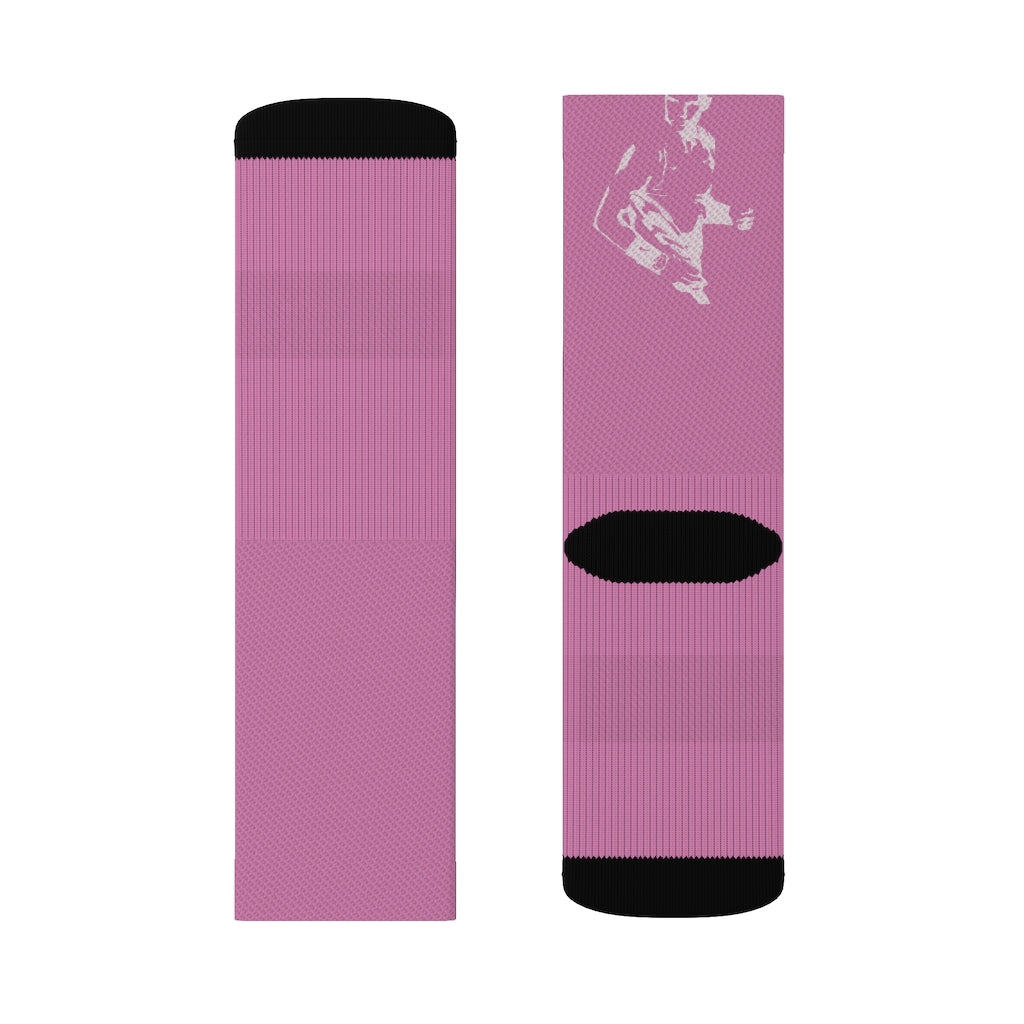 Rafa Pink Sublimation Socks