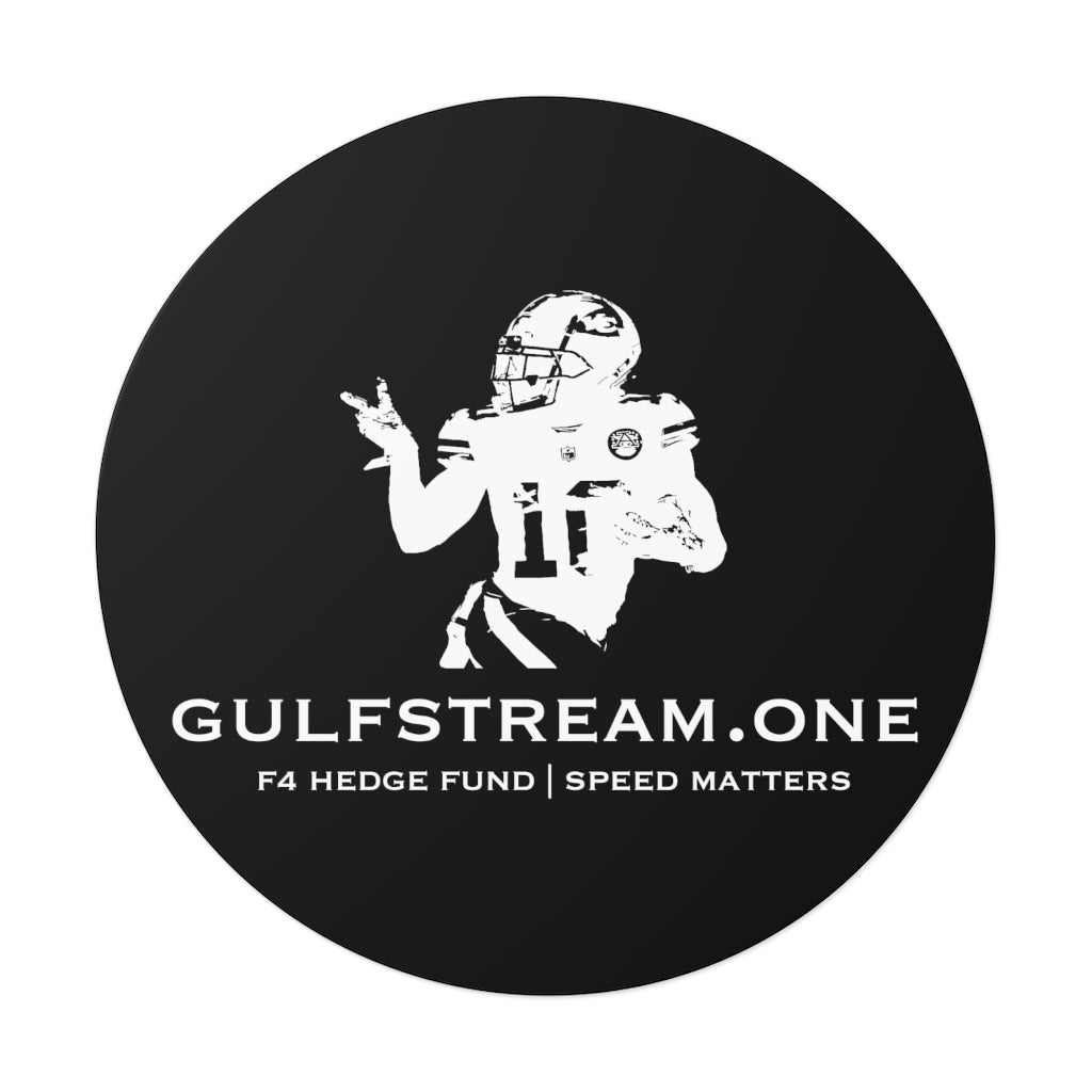 The Gaffney Collection: Gulfstream F4 Hedge Fund Tyreek Round Vinyl Stickers