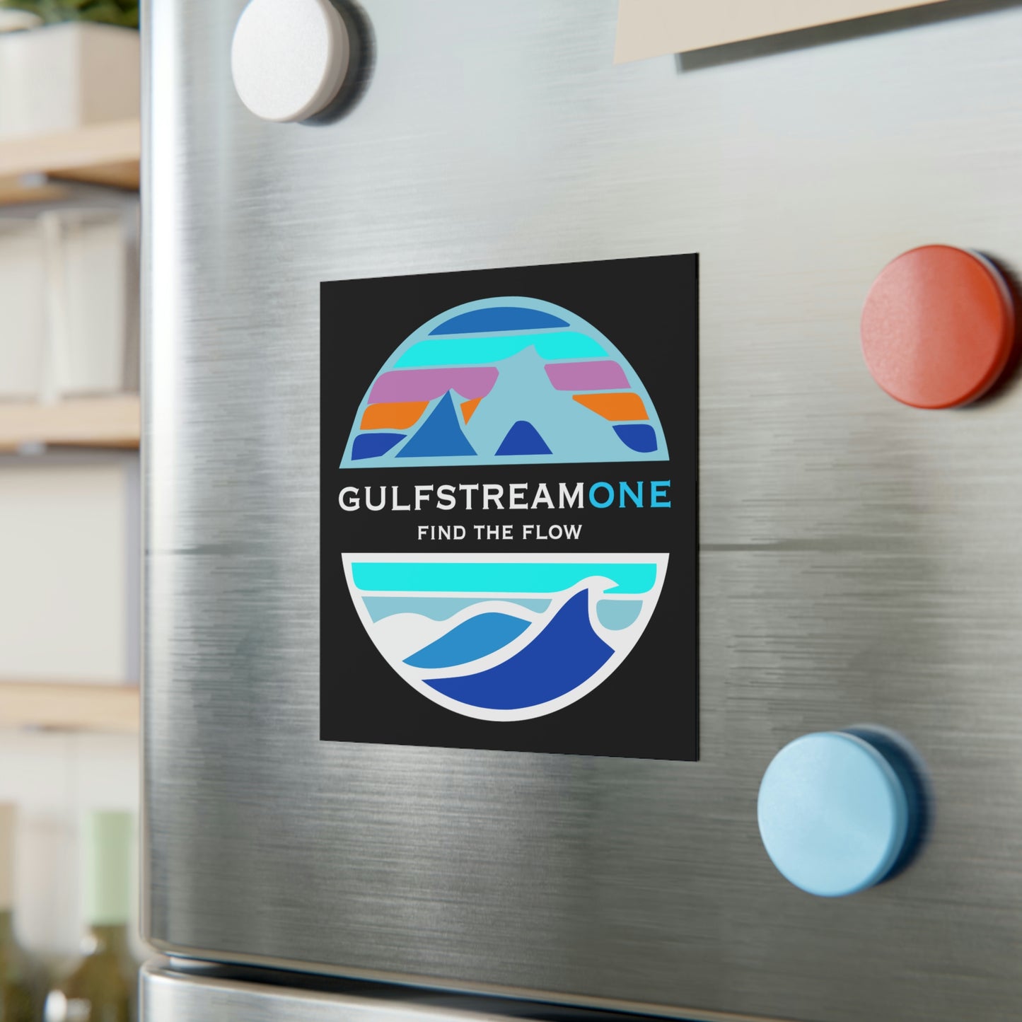Patagonia Gulfstream One Flow Square Magnet