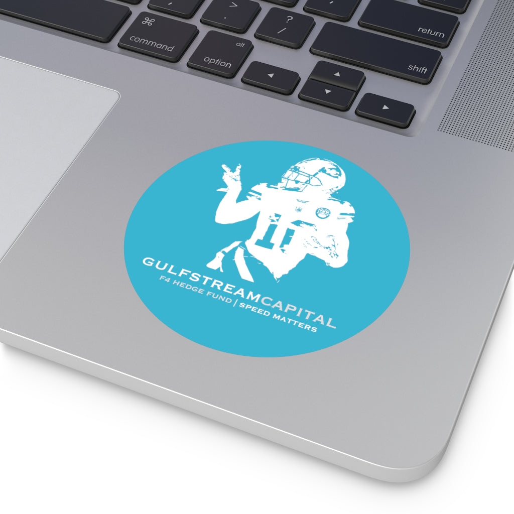 The Gaffney Collection: Gulfstream F4 Hedge Fund Tyreek Round Vinyl Stickers