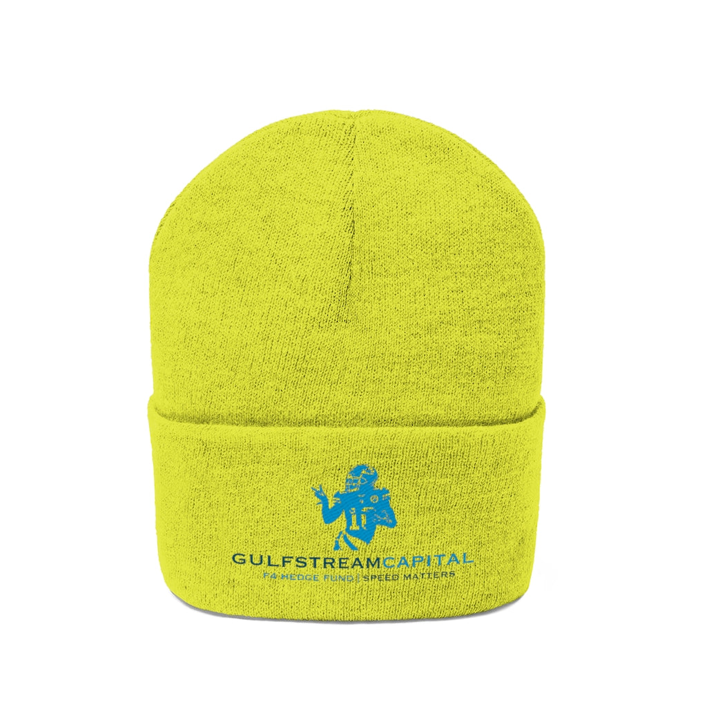 Gulfstream F4 Hedge Fund Speed Matters Knit Beanie