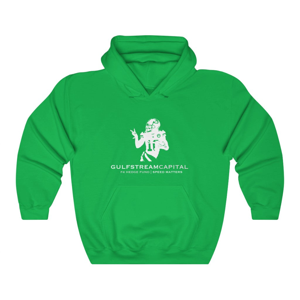 Gulfstream F4 Hedge Fund Speed Matters Unisex Heavy Blend™ Hooded Sweatshirt