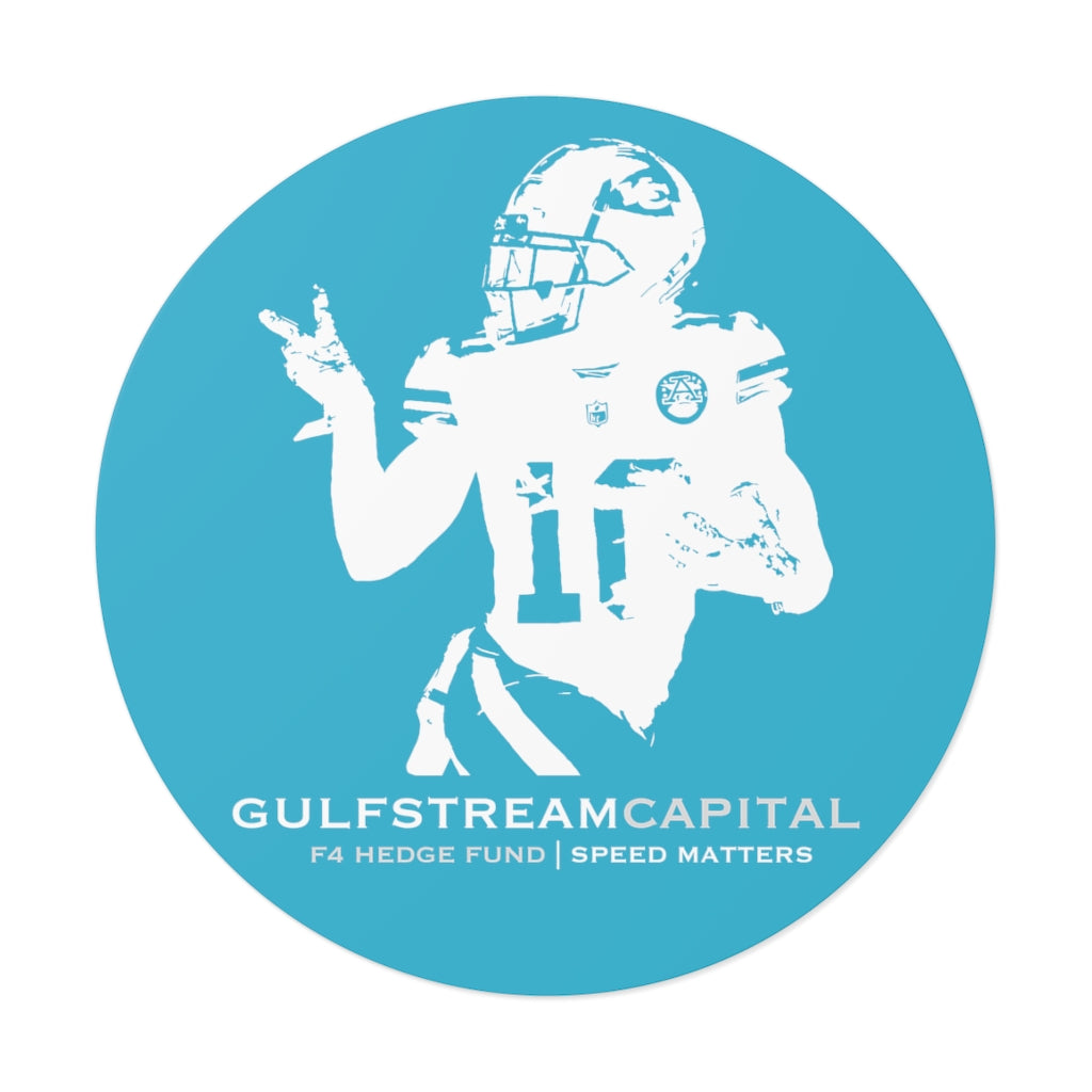 The Gaffney Collection: Gulfstream F4 Hedge Fund Tyreek Round Vinyl Stickers