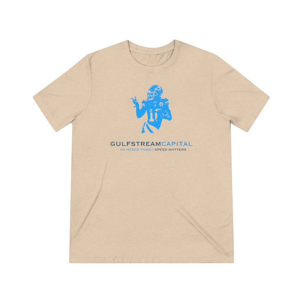 Gulfstream F4 Hedge Fund Speed Matters Unisex Triblend Tee
