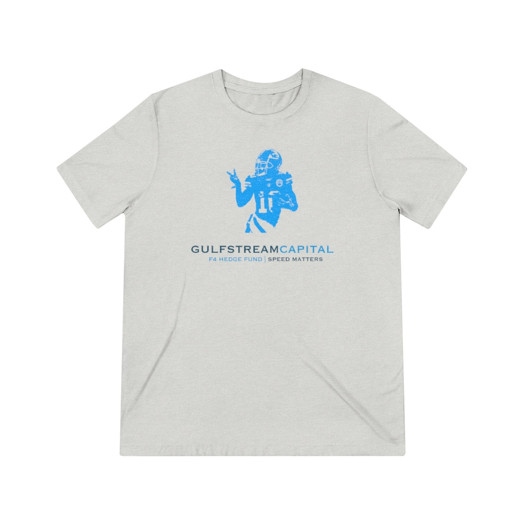 Gulfstream F4 Hedge Fund Speed Matters Unisex Triblend Tee