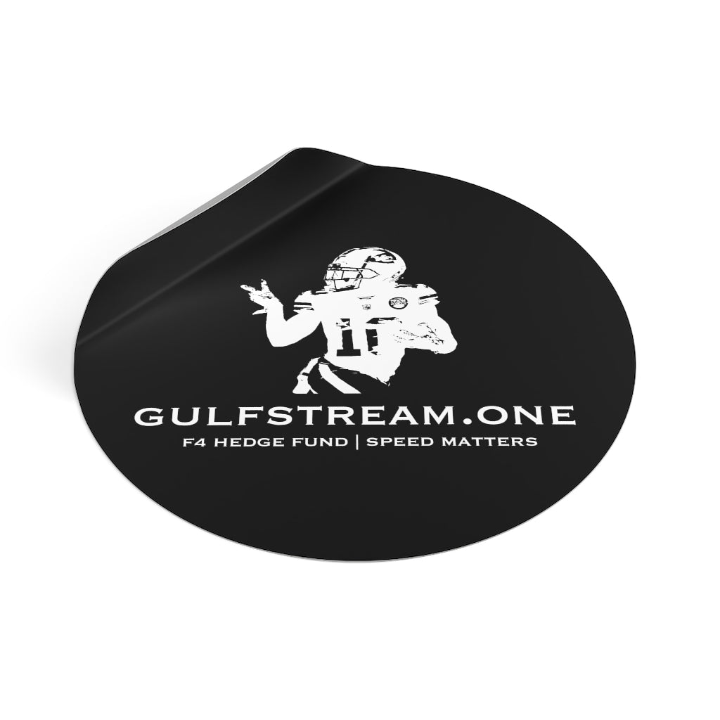 The Gaffney Collection: Gulfstream F4 Hedge Fund Tyreek Round Vinyl Stickers