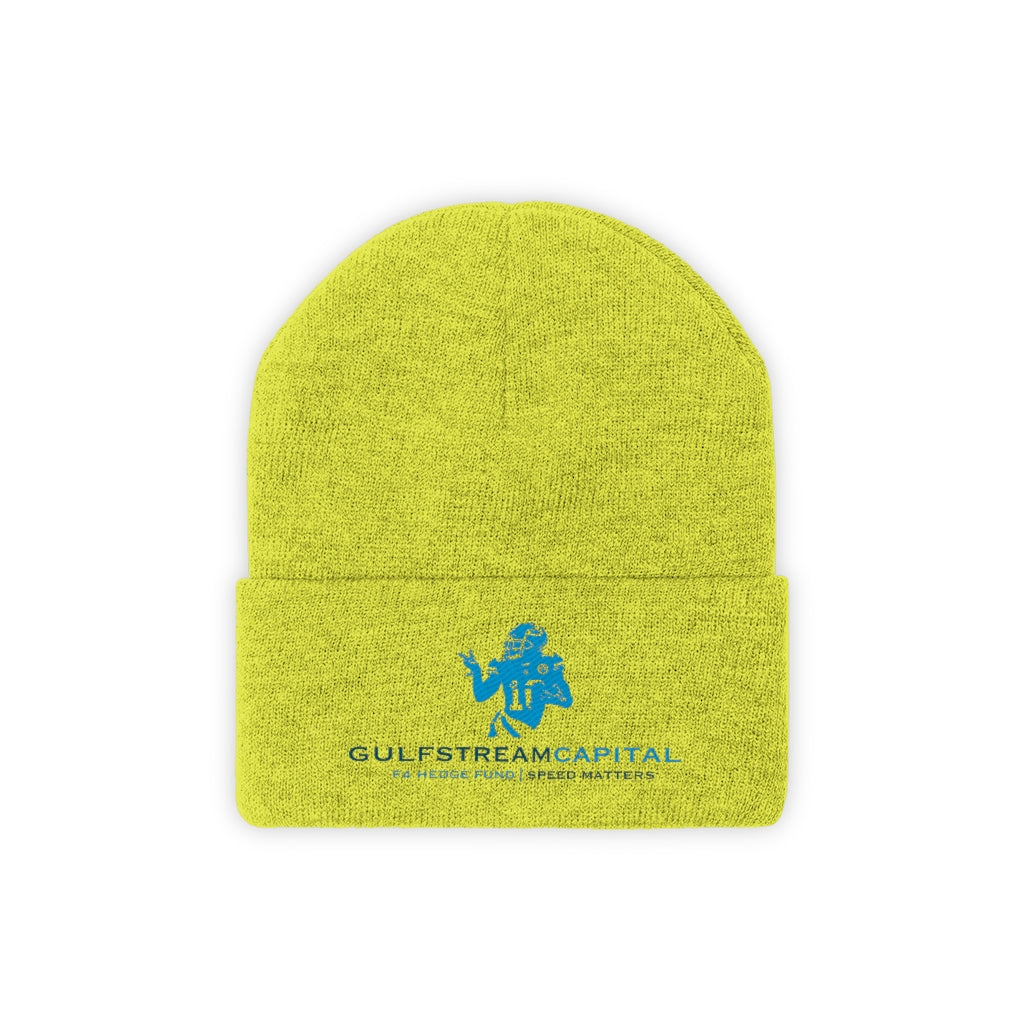 Gulfstream F4 Hedge Fund Speed Matters Knit Beanie