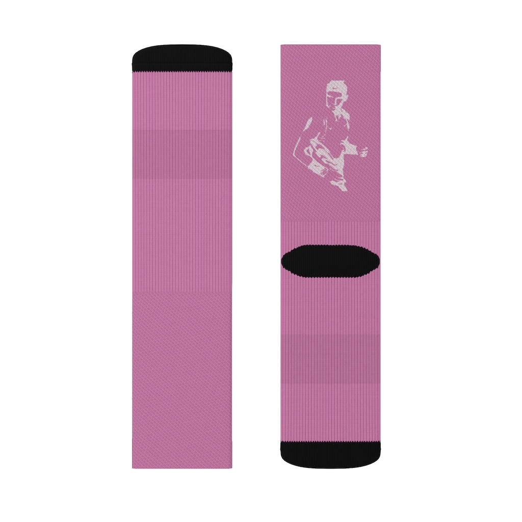 Rafa Pink Sublimation Socks
