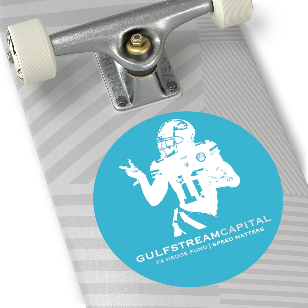 The Gaffney Collection: Gulfstream F4 Hedge Fund Tyreek Round Vinyl Stickers