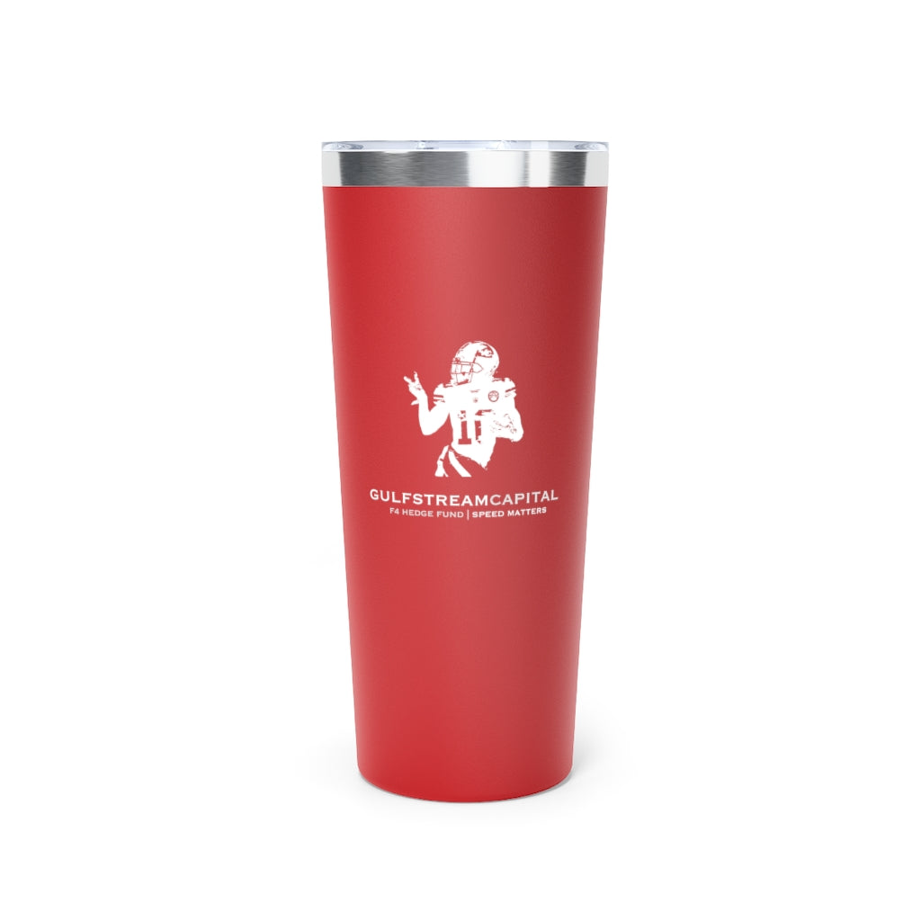 Gulfstream F4 Speed Matters Copper Vacuum Insulated Tumbler, 22oz