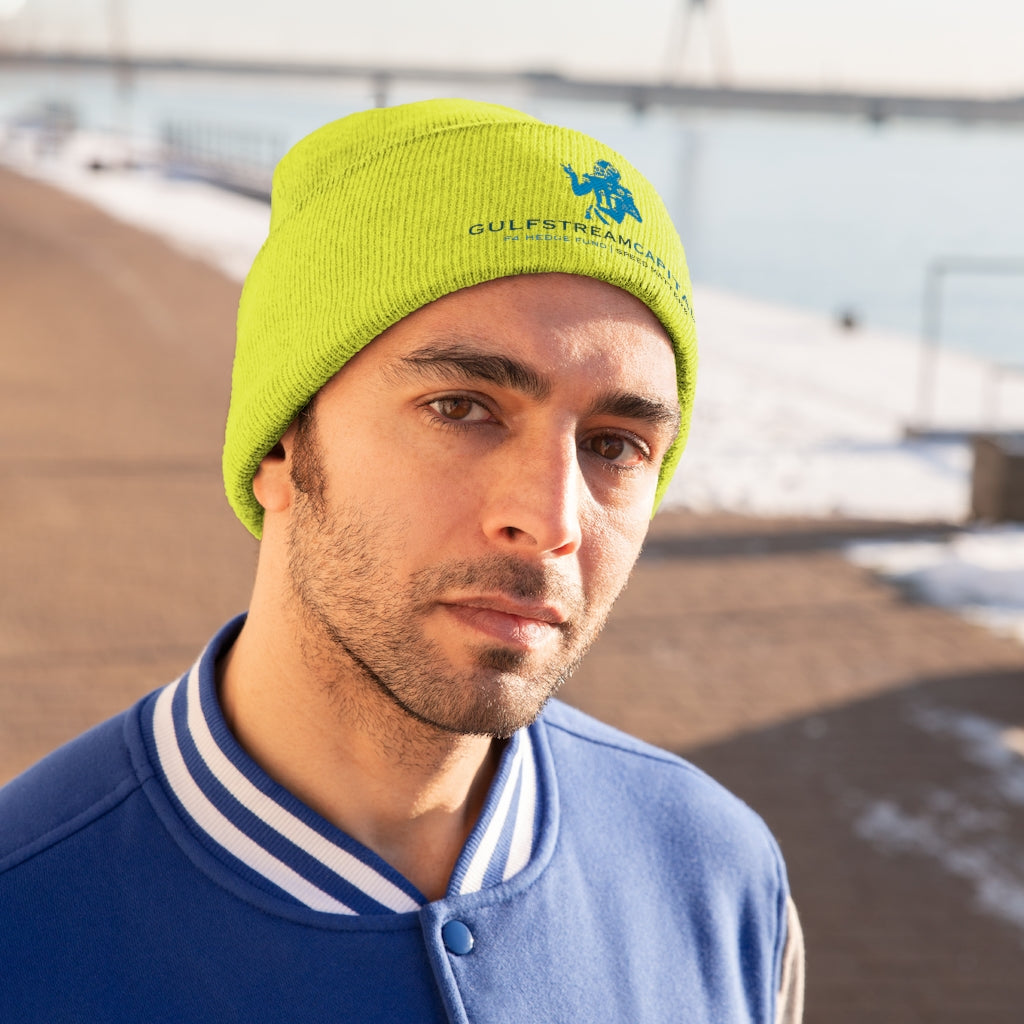 Gulfstream F4 Hedge Fund Speed Matters Knit Beanie
