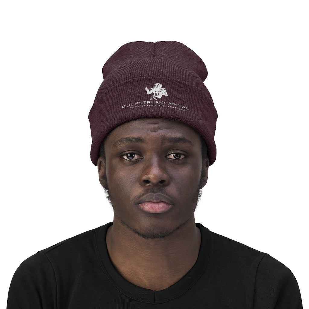 Gulfstream F4 Hedge Fund Speed Matters Knit Beanie
