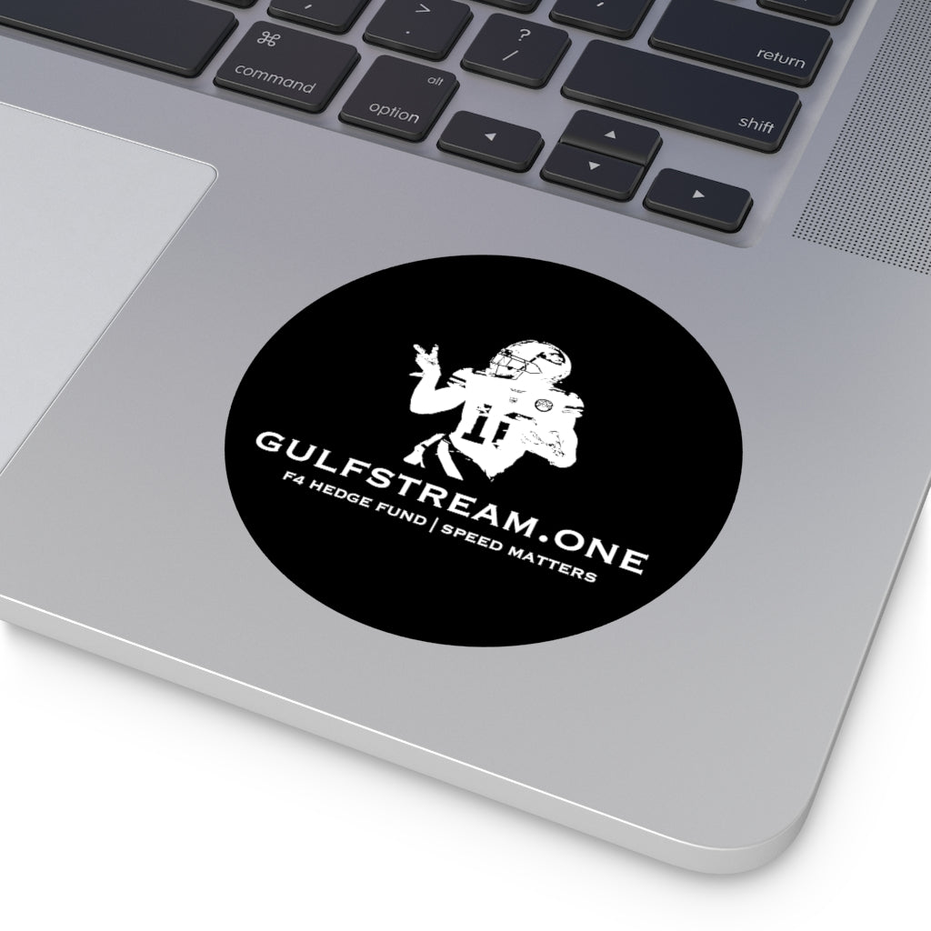 The Gaffney Collection: Gulfstream F4 Hedge Fund Tyreek Round Vinyl Stickers