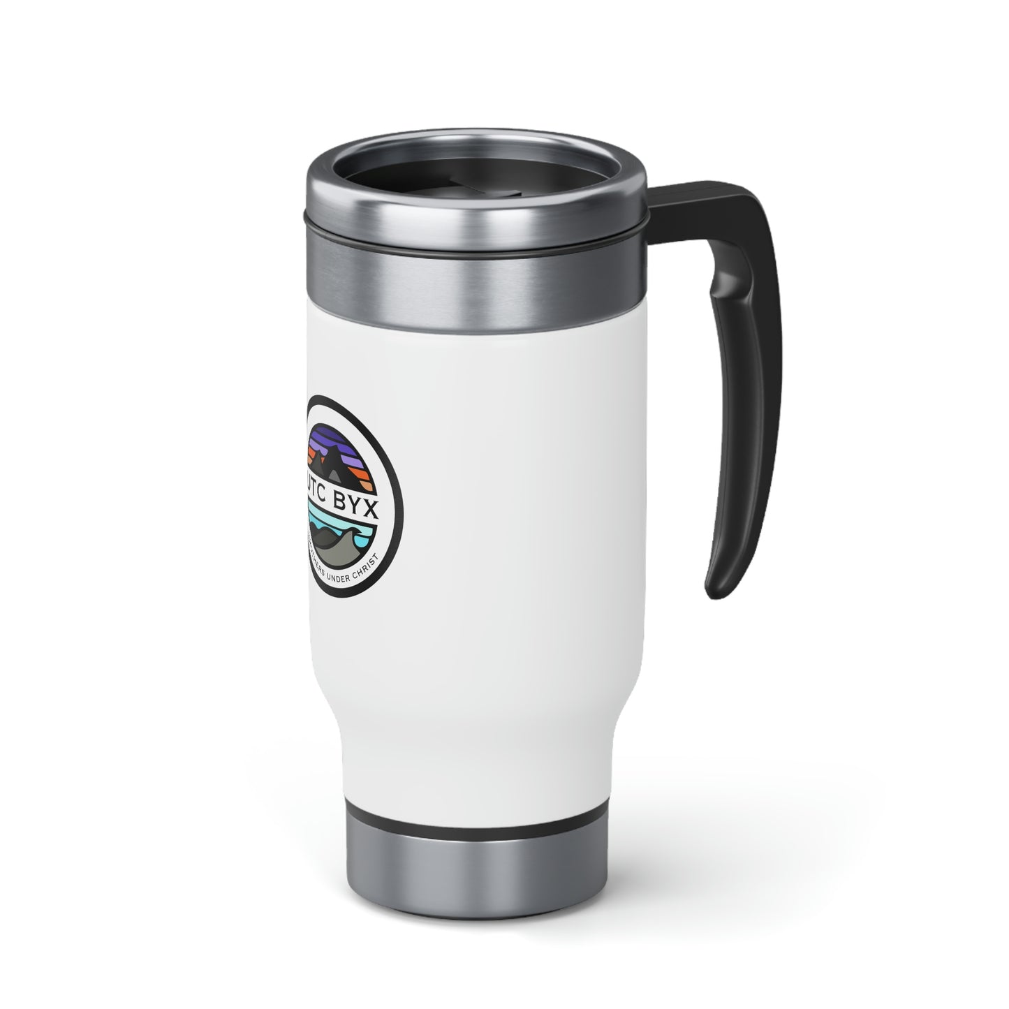 UTC BYX Stainless Steel Travel Mug with Handle, 14oz