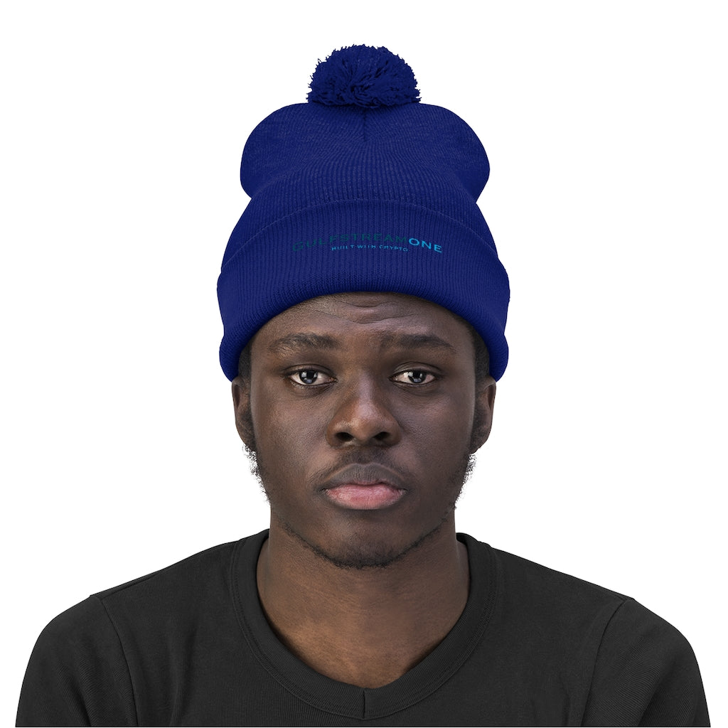 Gulfstream Crypto Pom Pom Beanie