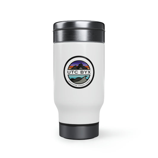 UTC BYX Stainless Steel Travel Mug with Handle, 14oz