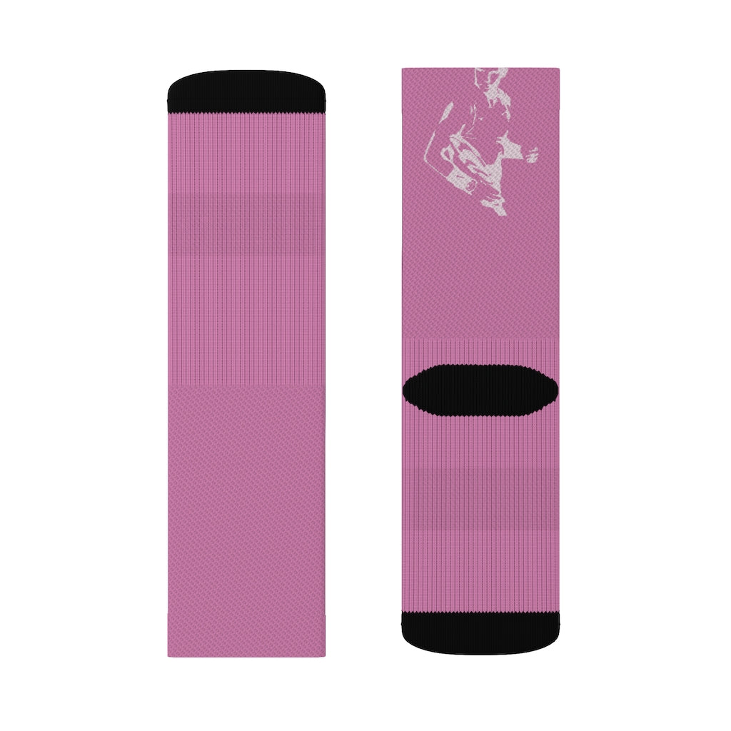 Rafa Pink Sublimation Socks