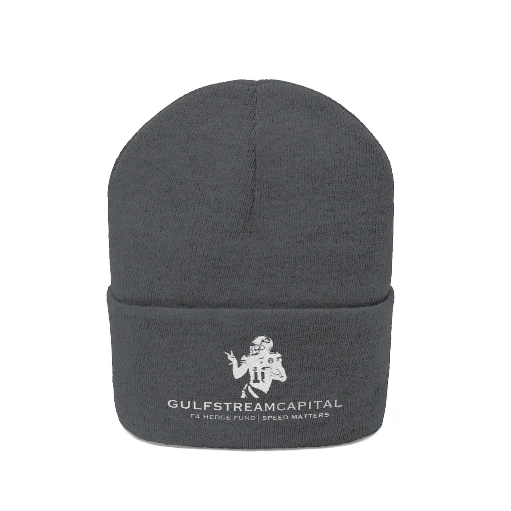 Gulfstream F4 Hedge Fund Speed Matters Knit Beanie