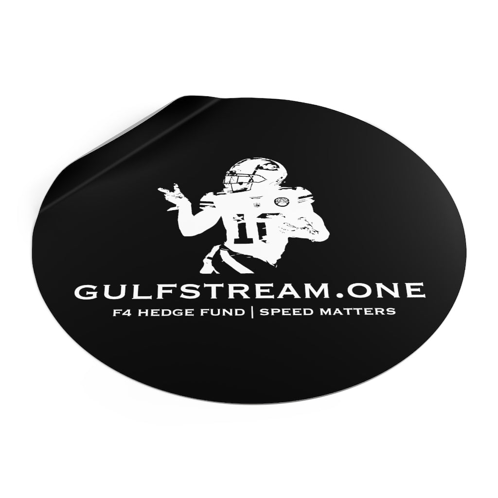 The Gaffney Collection: Gulfstream F4 Hedge Fund Tyreek Round Vinyl Stickers