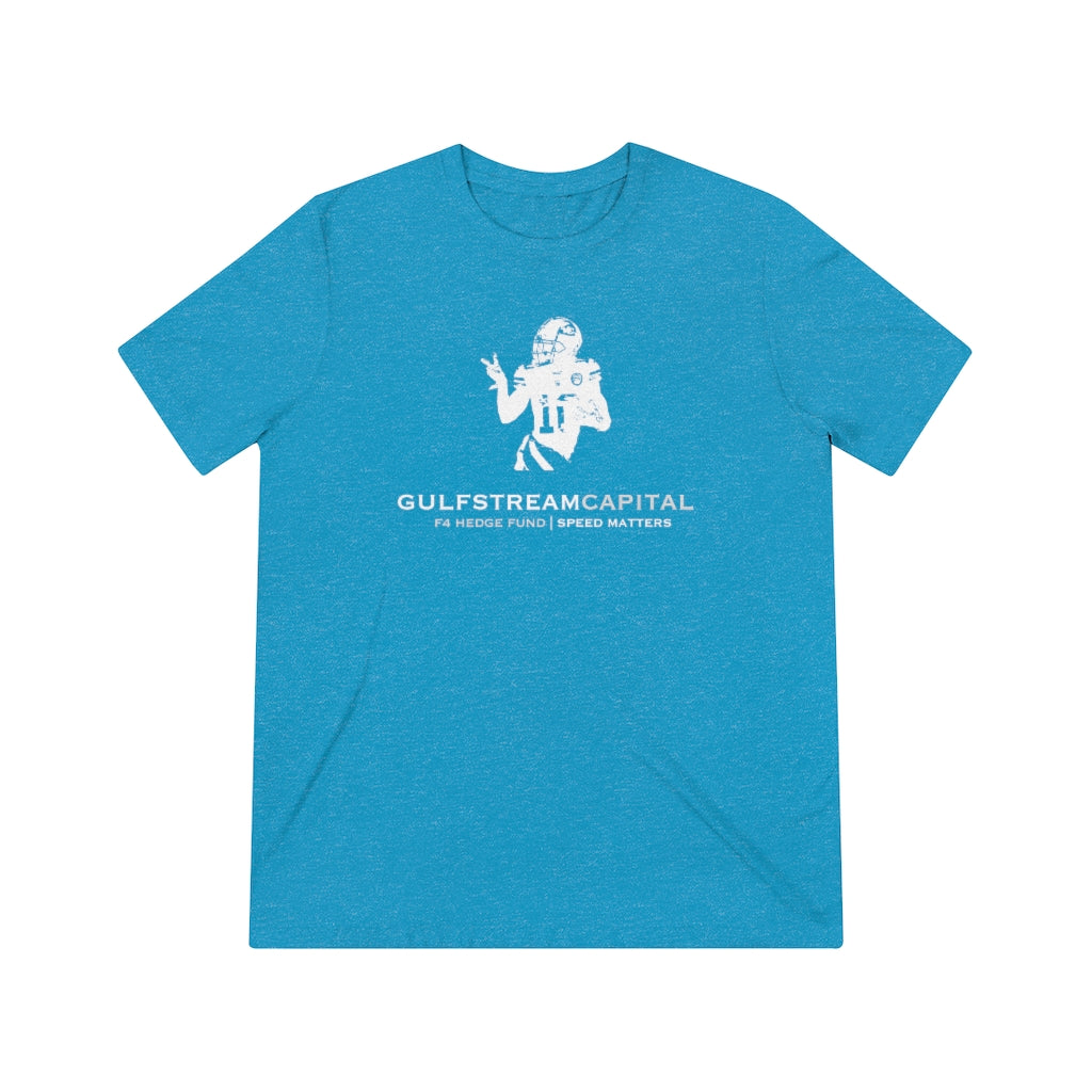 Gulfstream F4 Hedge Fund Speed Matters Unisex Triblend Tee