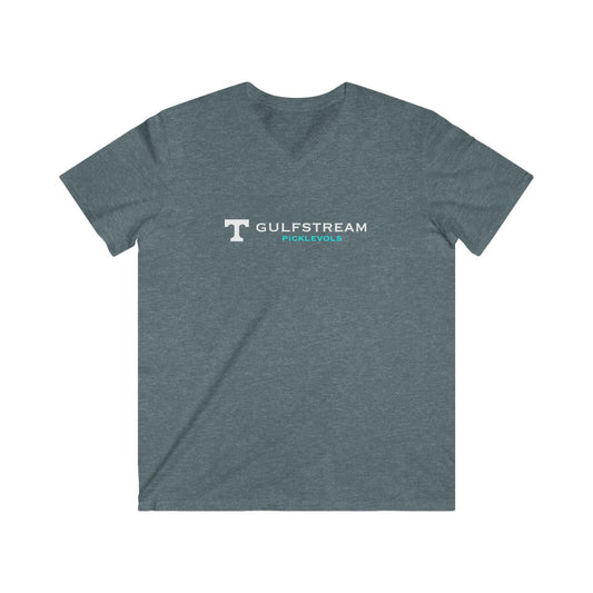 Gulfstream PickleVols Men's Fitted V-Neck Short Sleeve Tee (Mark Taylor Collection - Option 2 for Size and Color Variants)