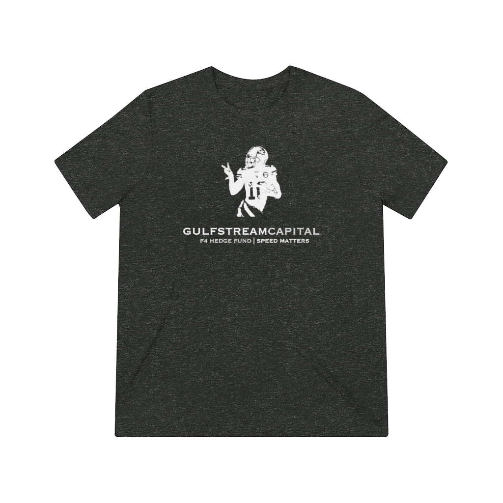 Gulfstream F4 Hedge Fund Speed Matters Unisex Triblend Tee