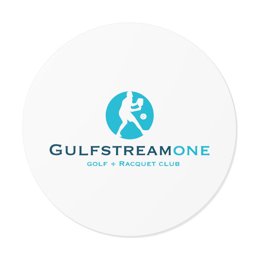 GS Golf and Racquet Club Round Vinyl Stickers