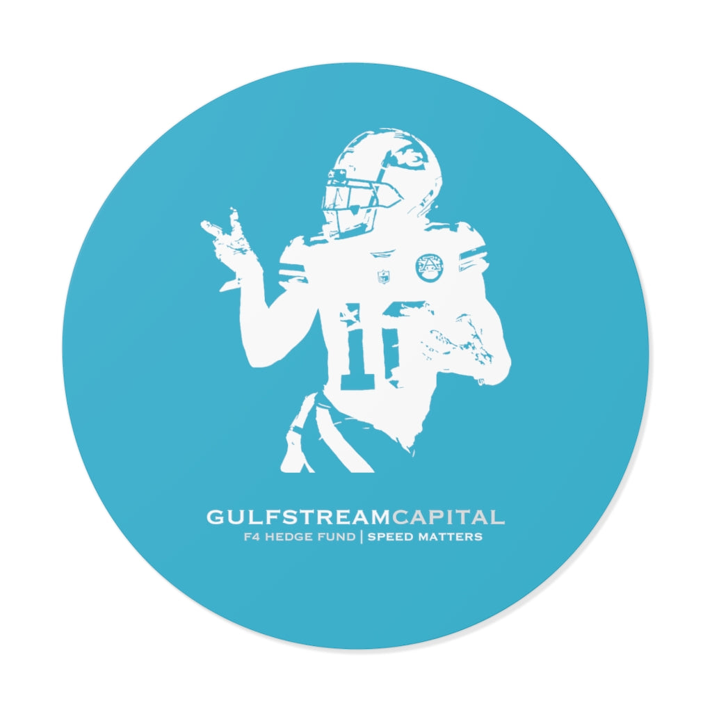 The Gaffney Collection: Gulfstream F4 Hedge Fund Tyreek Round Vinyl Stickers