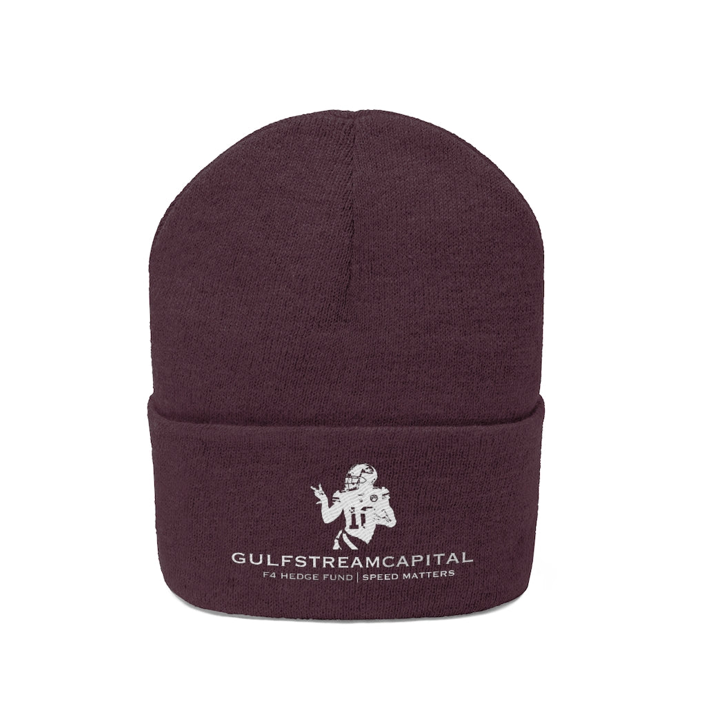 Gulfstream F4 Hedge Fund Speed Matters Knit Beanie