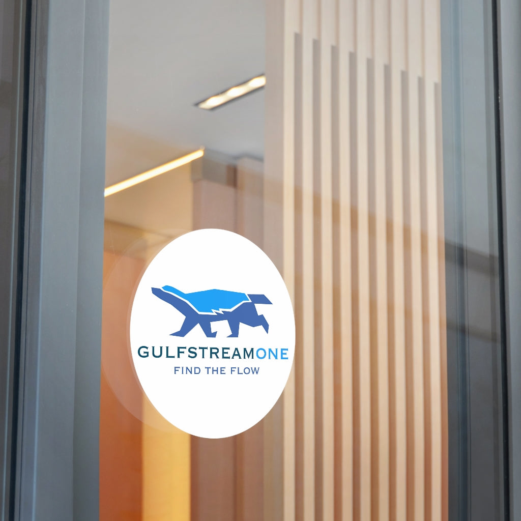 The Wells Collection: Gulfstream Honeybadger Round Vinyl Stickers