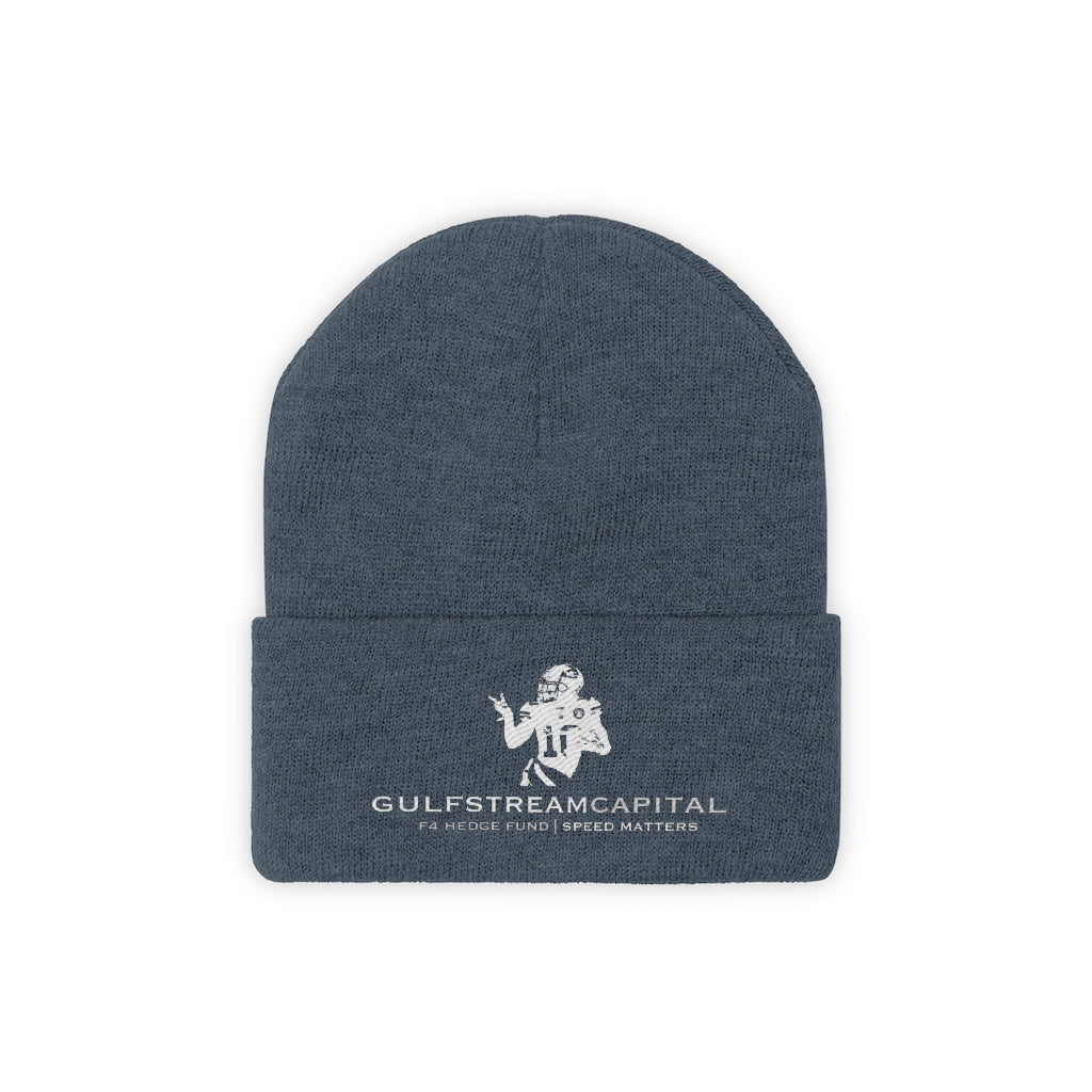 Gulfstream F4 Hedge Fund Speed Matters Knit Beanie