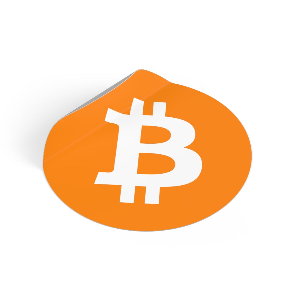 Tennessee Vol Bitcoin Round Vinyl Stickers