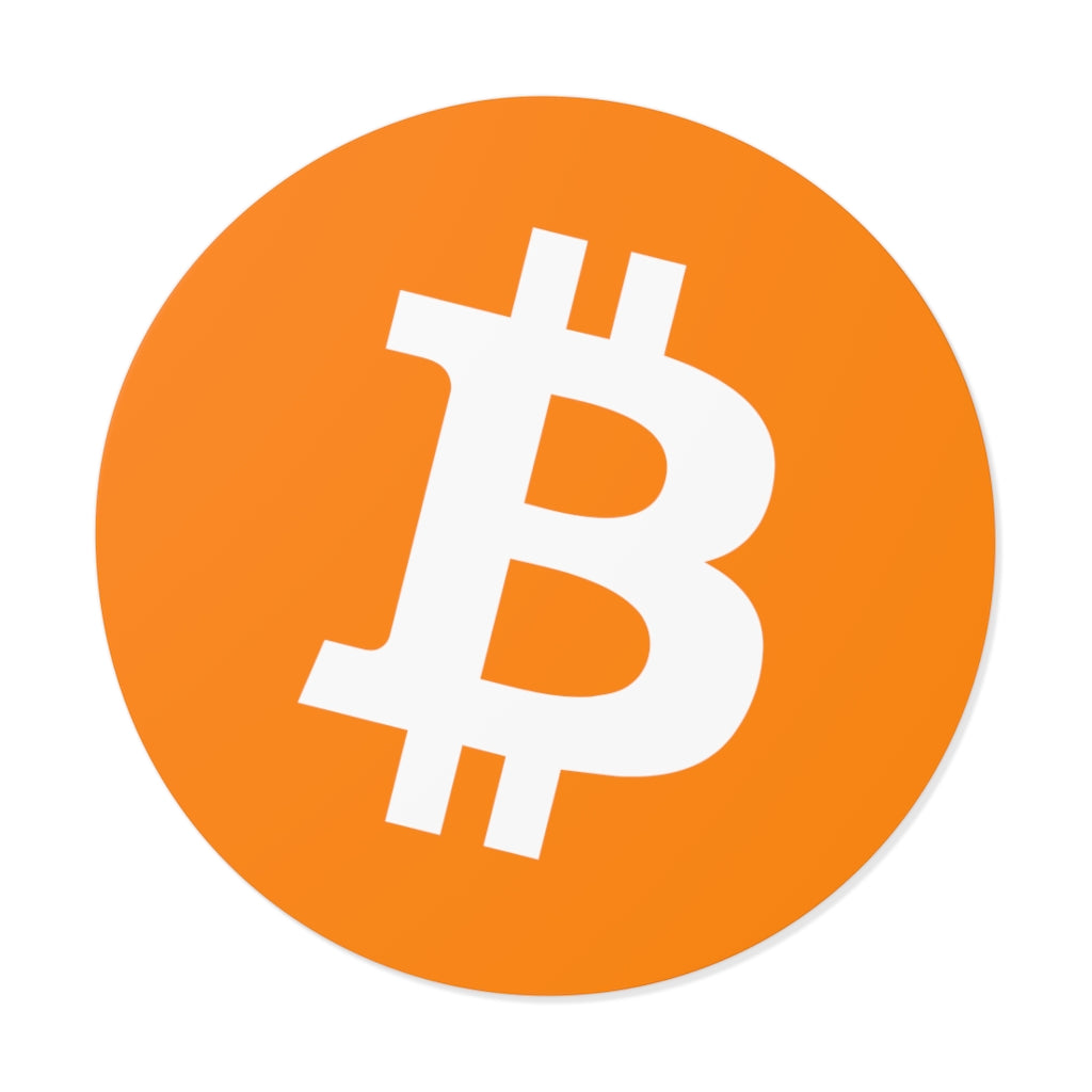 Tennessee Vol Bitcoin Round Vinyl Stickers